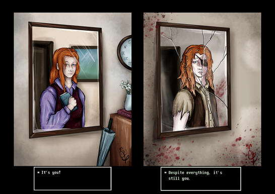 the "despite everything, it's still you" meme with one of my OCs Harvey Finch