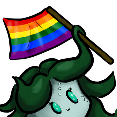 An emote of my character being gay